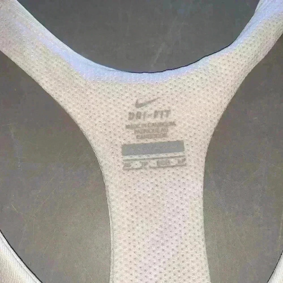 Nike Dri-Fit Orange White Ombre Advantage Printed Racerback Tank Top Size XS - Picture 3 of 4